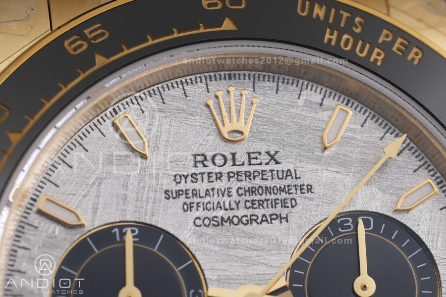 Daytona 126518 3CF 1:1 Best Edition Meteorite Dial on Oysterflex Strap DD4131 (Gain Weight)