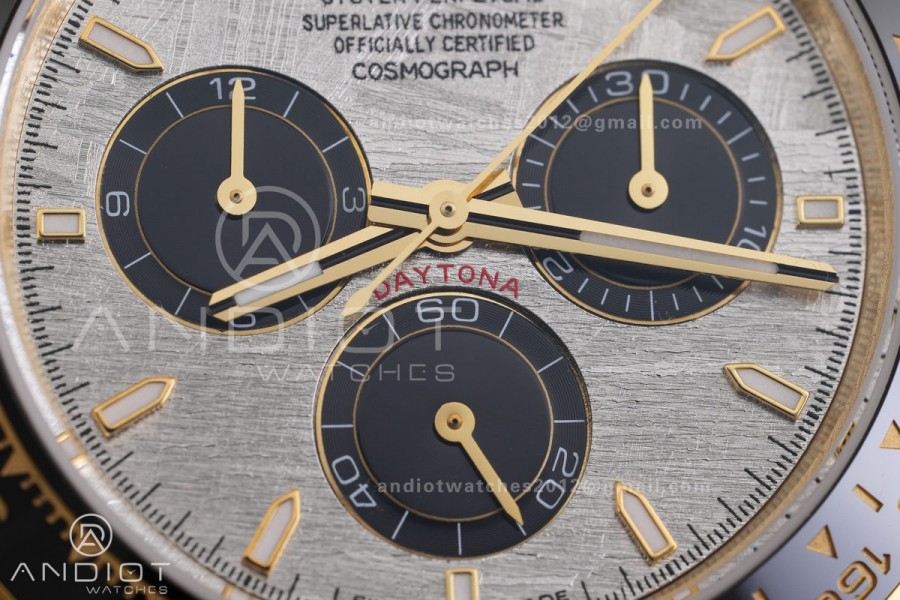 Daytona 126518 3CF 1:1 Best Edition Meteorite Dial on Oysterflex Strap DD4131 (Gain Weight)