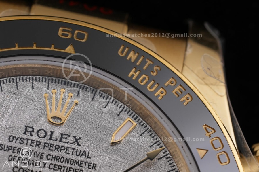 Daytona 126518 3CF 1:1 Best Edition Meteorite Dial on Oysterflex Strap DD4131 (Gain Weight)