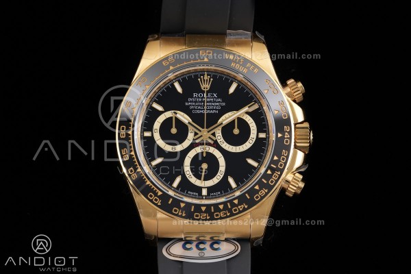 Daytona 126518 3CF 1:1 Best Edition Black Dial on ...