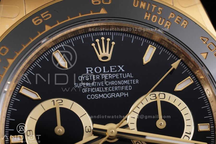 Daytona 126518 3CF 1:1 Best Edition Black Dial on Oysterflex Strap DD4131 (Gain Weight)