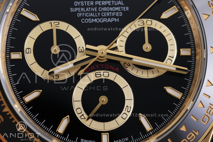 Daytona 126518 3CF 1:1 Best Edition Black Dial on Oysterflex Strap DD4131 (Gain Weight)