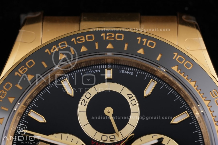 Daytona 126518 3CF 1:1 Best Edition Black Dial on Oysterflex Strap DD4131 (Gain Weight)