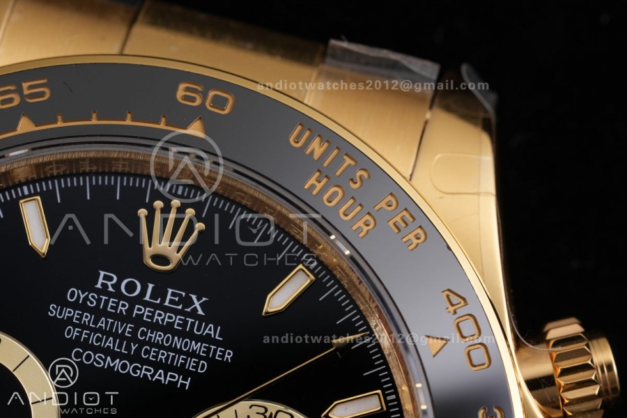 Daytona 126518 3CF 1:1 Best Edition Black Dial on Oysterflex Strap DD4131 (Gain Weight)