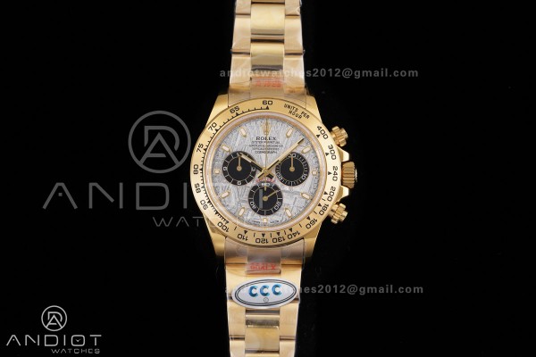 Daytona 116508 3CF 1:1 Best Edition Meteorite Dial...