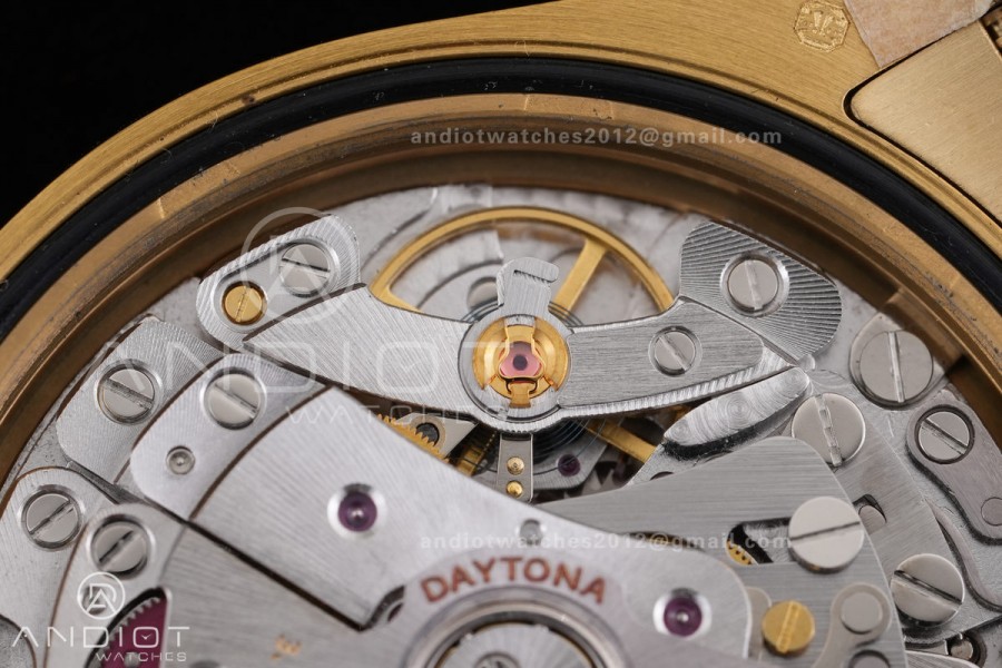 Daytona 116508 3CF 1:1 Best Edition Meteorite Dial on YG Bracelet DD4130 V2 (Mod Version)