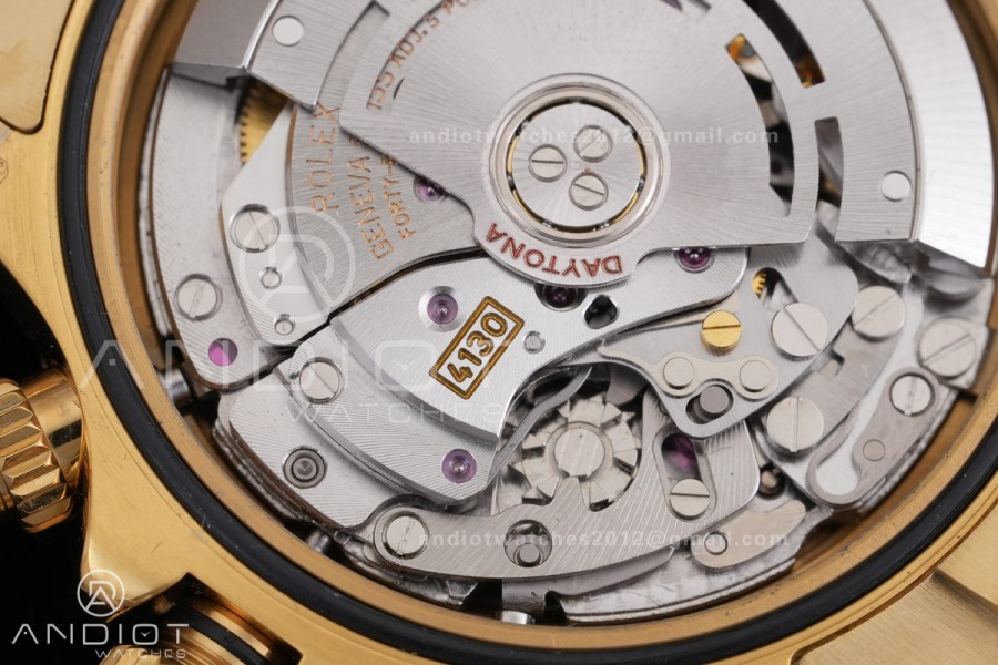 Daytona 116508 3CF 1:1 Best Edition Meteorite Dial on YG Bracelet DD4130 V2 (Mod Version)