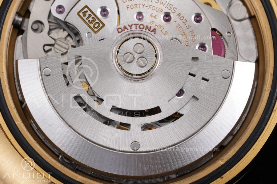 Daytona 116508 3CF 1:1 Best Edition Meteorite Dial on YG Bracelet DD4130 V2 (Mod Version)