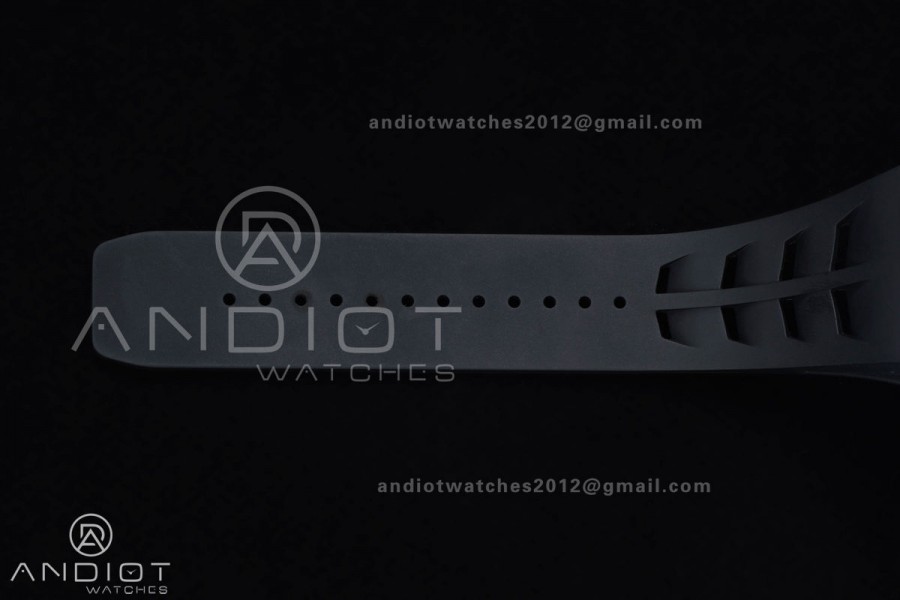 RM011 Black Carbon ABMF Best Edition Skeleton Dial on Black Rubber Strap A7750