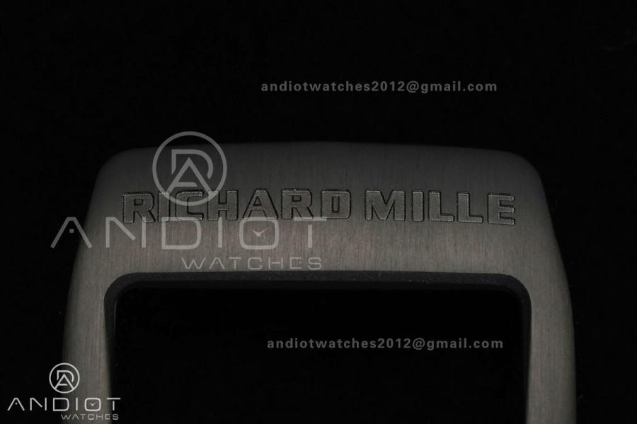 RM011 Black Carbon ABMF Best Edition Skeleton Dial on Black Rubber Strap A7750