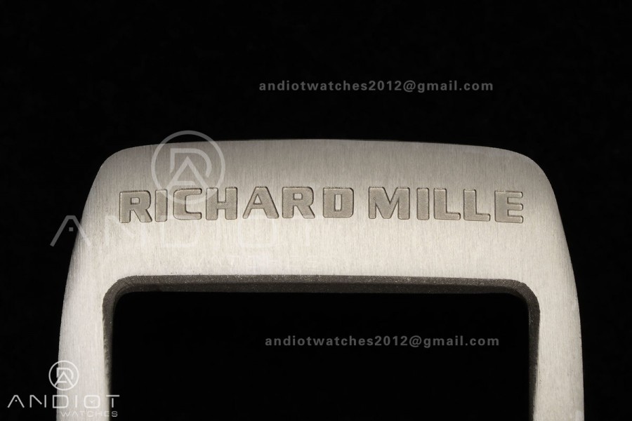 RM011 Red Carbon ABMF Best Edition Skeleton Dial on Red Rubber Strap A7750