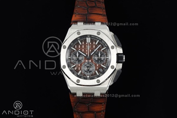 Royal Oak Offshore 43mm SS APPF Best Edition Brown...