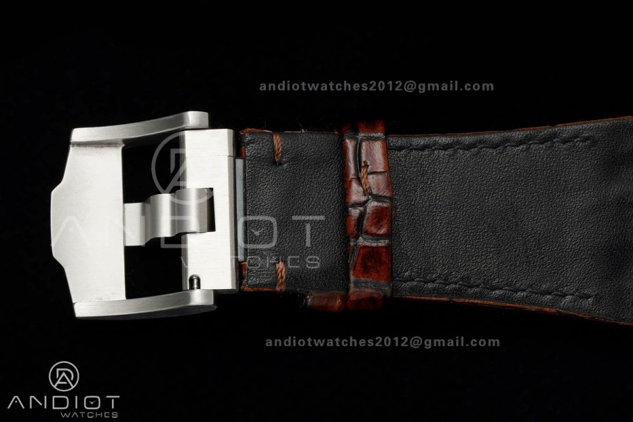 Royal Oak Offshore 43mm SS APPF Best Edition Brown Dial on Brown Leather Strap AA4401