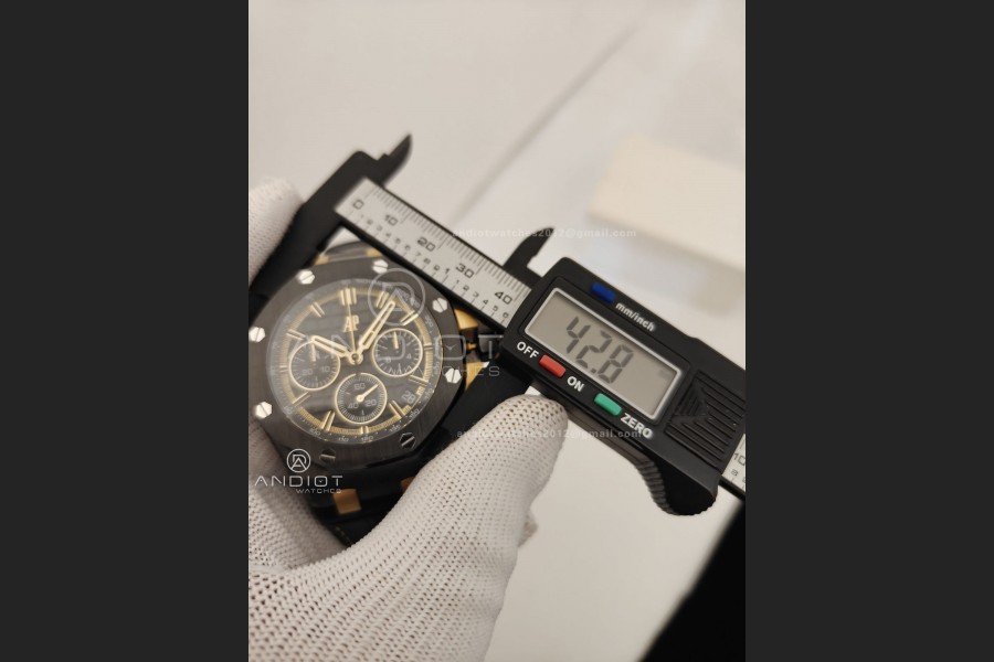 Royal Oak Offshore 43mm SS APPF Best Edition Brown Dial on Brown Leather Strap AA4401