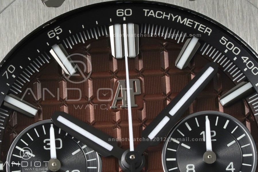 Royal Oak Offshore 43mm SS APPF Best Edition Brown Dial on Brown Leather Strap AA4401