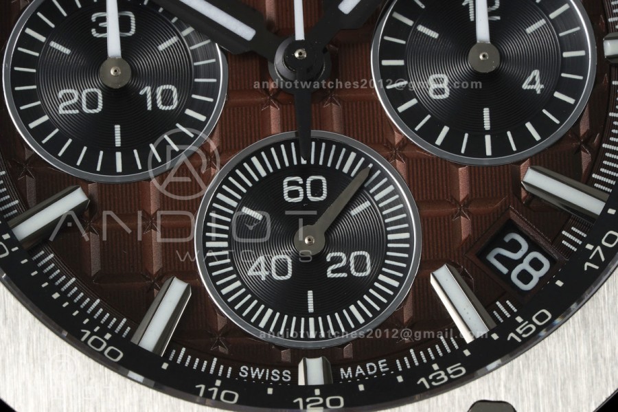 Royal Oak Offshore 43mm SS APPF Best Edition Brown Dial on Brown Leather Strap AA4401