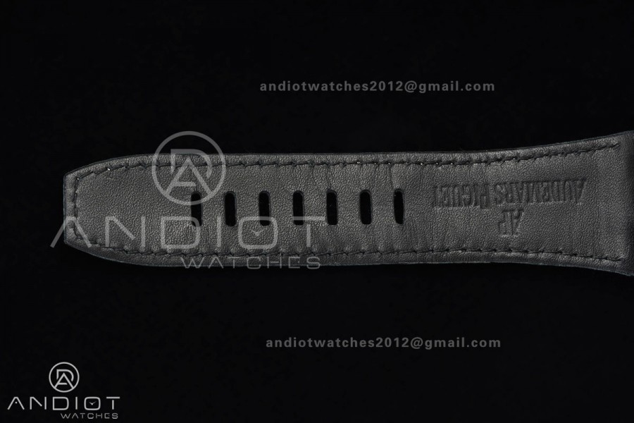 Royal Oak Offshore 43mm Ceramic/YG APPF Best Edition Black Dial on Black Leather Strap AA4401