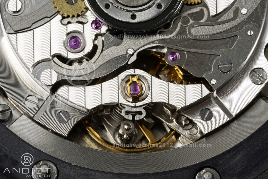 Royal Oak Offshore 43mm Ceramic/SS APPF Best Edition Black/Yellow Dial on Black Leather Strap AA4401