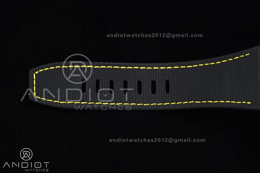 Royal Oak Offshore 43mm Ceramic/SS APPF Best Edition Black/Yellow Dial on Black Leather Strap AA4401
