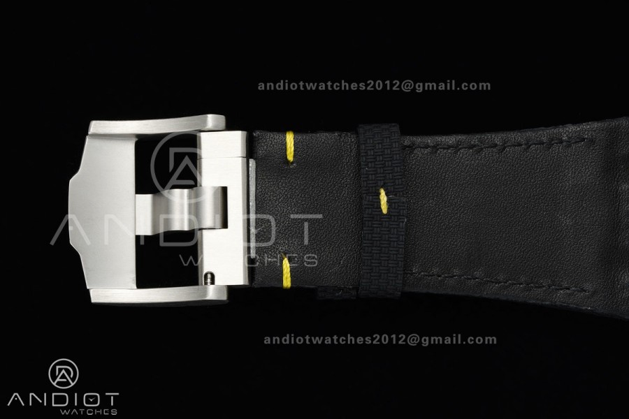 Royal Oak Offshore 43mm Ceramic/SS APPF Best Edition Black/Yellow Dial on Black Leather Strap AA4401