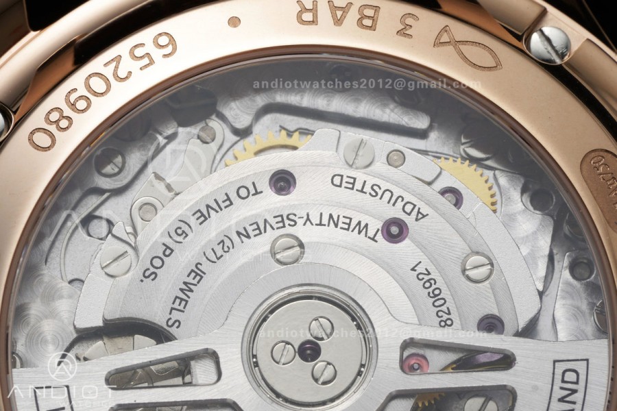 Portugieser Chrono IW371611 RG APSF 1:1 Best Edition White Dial on Brown Leather Strap DD69355 Super Clone