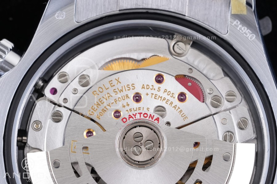 Daytona 116506 3CF 1:1 Best Edition Ice Blue Arabic Dial on SS Bracelet DD4130 V2 (Mod Version)