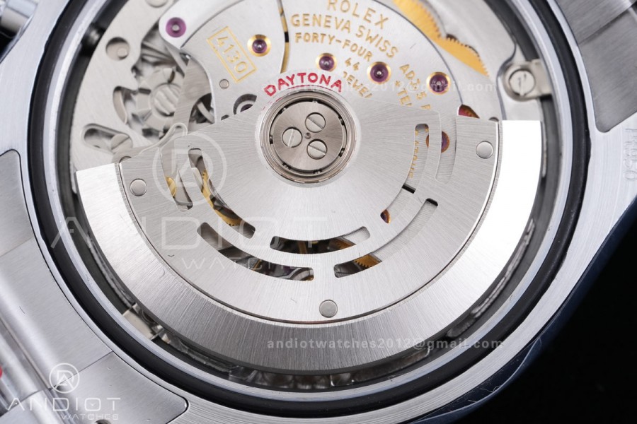 Daytona 116576TBR 3CF 1:1 Best Edition Ice Blue Dial on SS Bracelet DD4130 V2 (Mod Version)