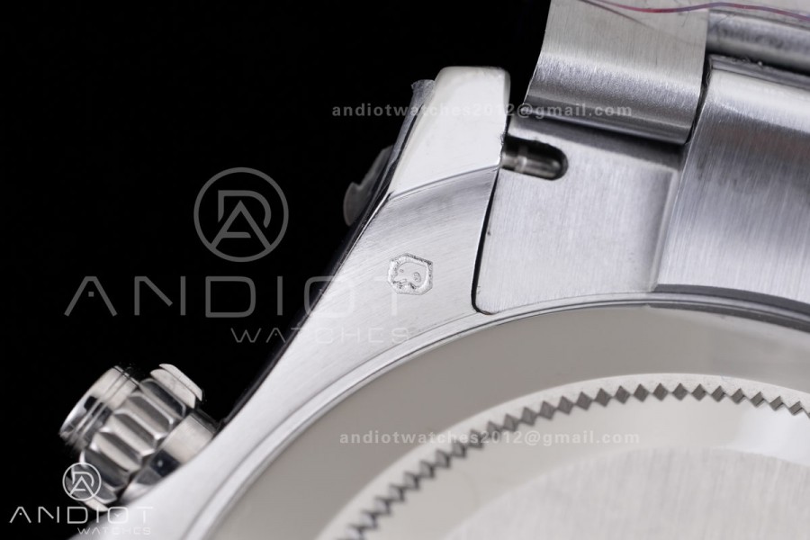 Daytona 116506 3CF 1:1 Best Edition Ice Blue Crystal Dial on SS Bracelet DD4130 V2 (Mod Version)