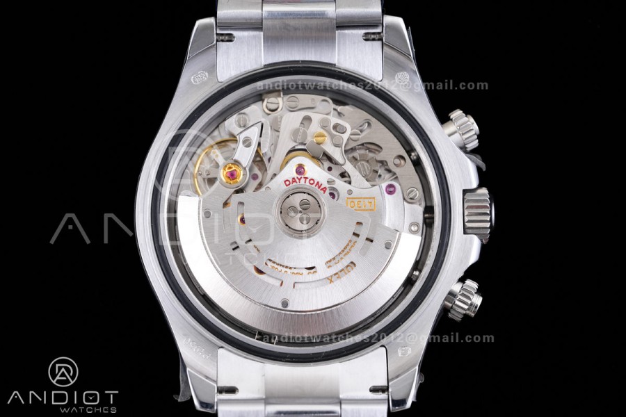 Daytona 116506 3CF 1:1 Best Edition Ice Blue Crystal Dial on SS Bracelet DD4130 V2 (Mod Version)