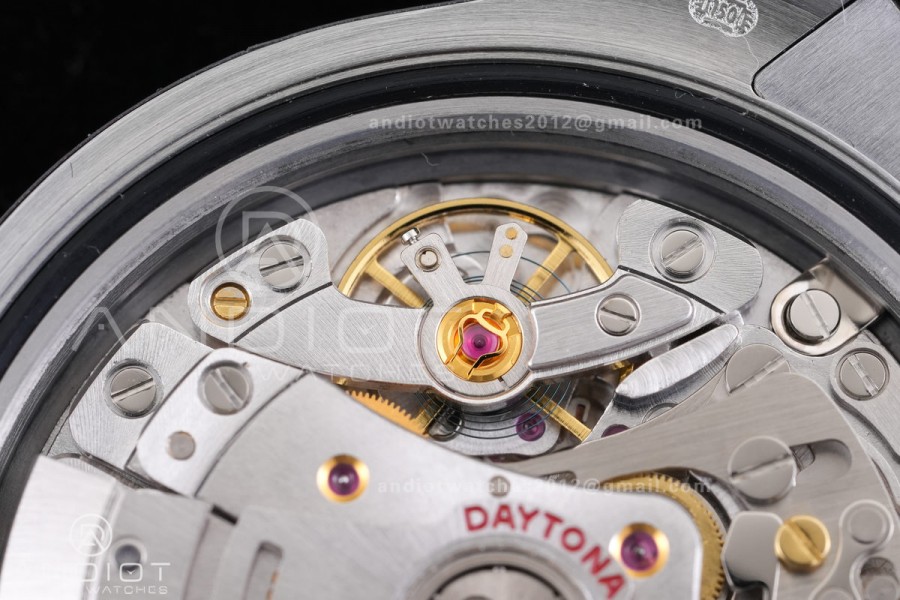 Daytona 116506 3CF 1:1 Best Edition Ice Blue Crystal Dial on SS Bracelet DD4130 V2 (Mod Version)