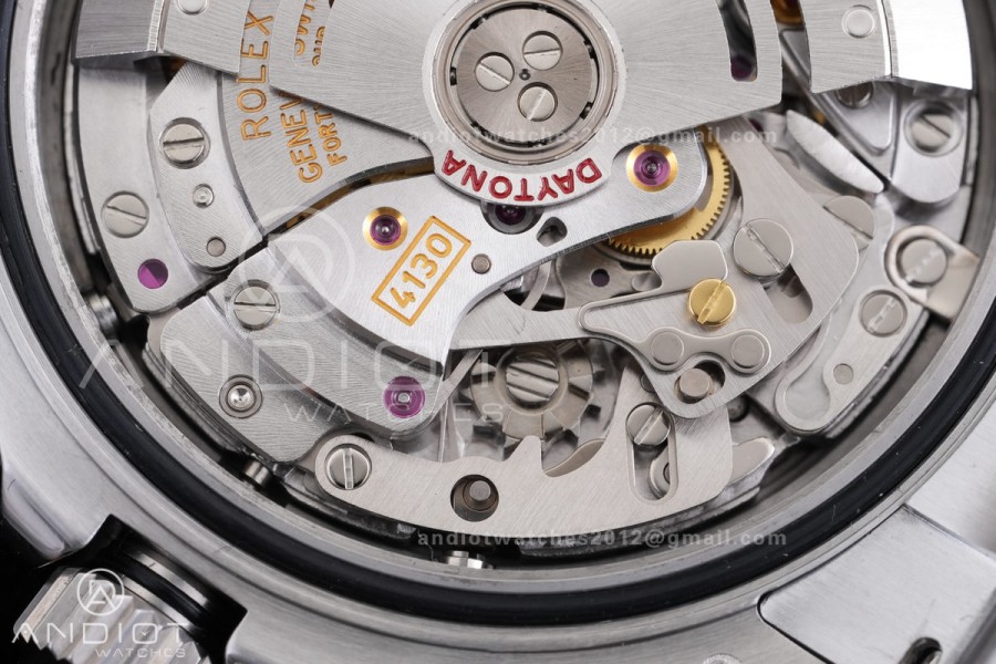 Daytona 116506 3CF 1:1 Best Edition Ice Blue Crystal Dial on SS Bracelet DD4130 V2 (Mod Version)