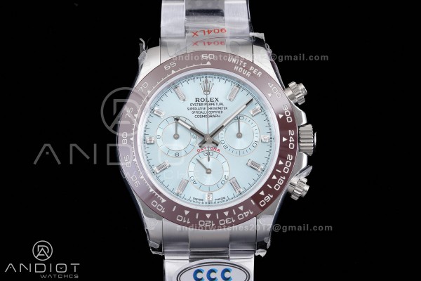 Daytona 116506 3CF 1:1 Best Edition Ice Blue Cryst...