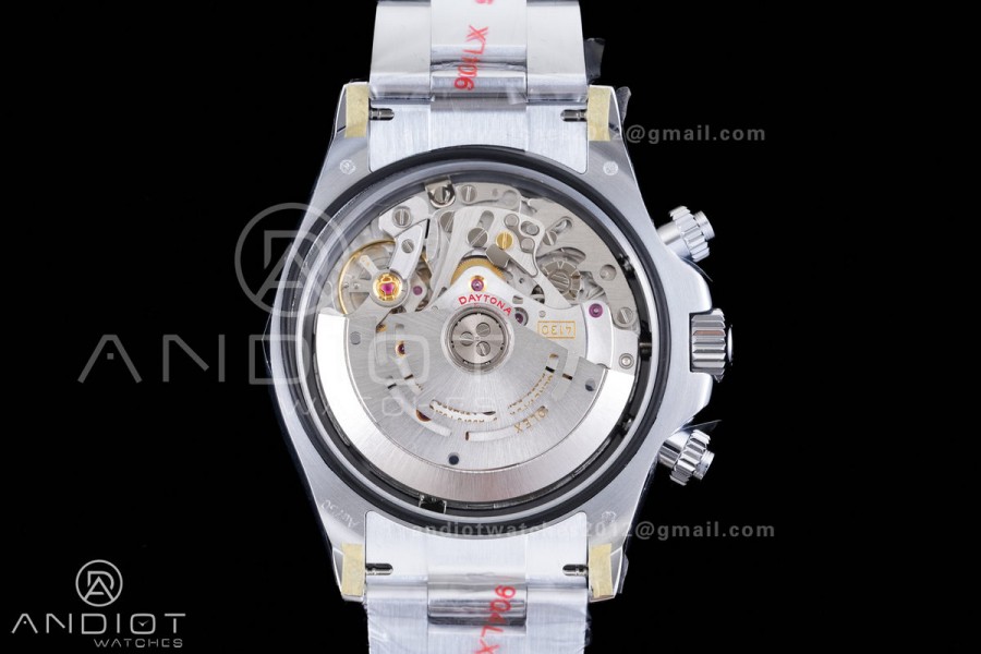 Daytona 116599rbow 3CF 1:1 Best Edition Black Diamonds Dial on SS Bracelet DD4130 V2 (Mod Version)