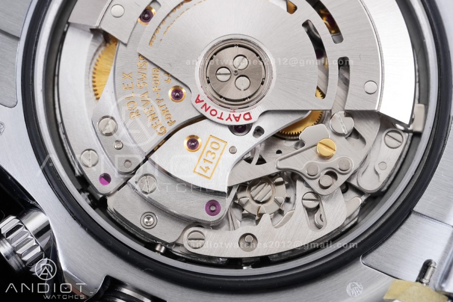 Daytona 116599rbow 3CF 1:1 Best Edition Black Diamonds Dial on SS Bracelet DD4130 V2 (Mod Version)