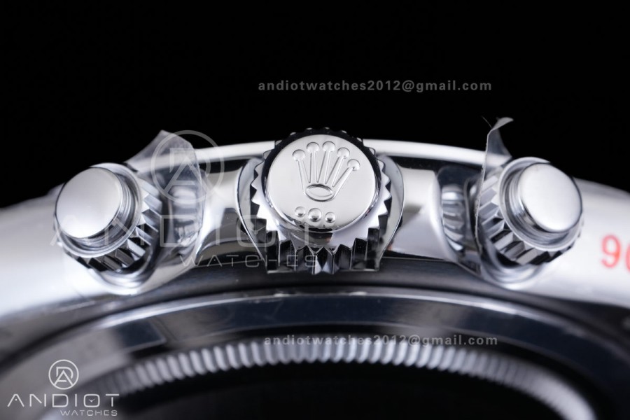 Daytona 116509 3CF 1:1 Best Edition Gray/Black Dial on SS Bracelet DD4130 V2 (Mod Version)