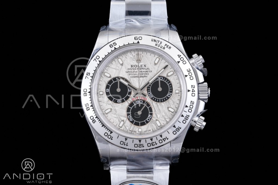 Daytona 116509 3CF 1:1 Best Edition Meteorite Dial on SS Bracelet DD4130 V2 (Mod Version)