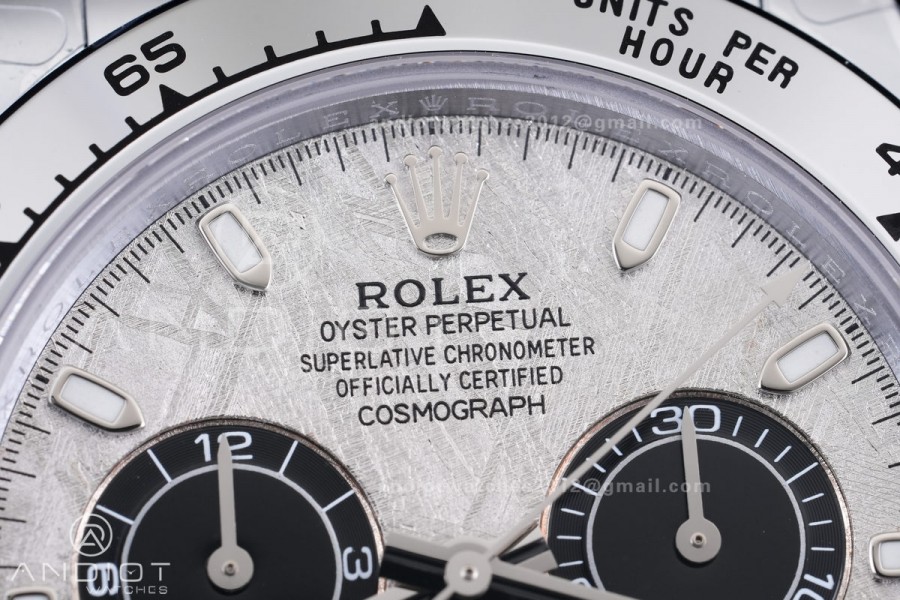 Daytona 116509 3CF 1:1 Best Edition Meteorite Dial on SS Bracelet DD4130 V2 (Mod Version)