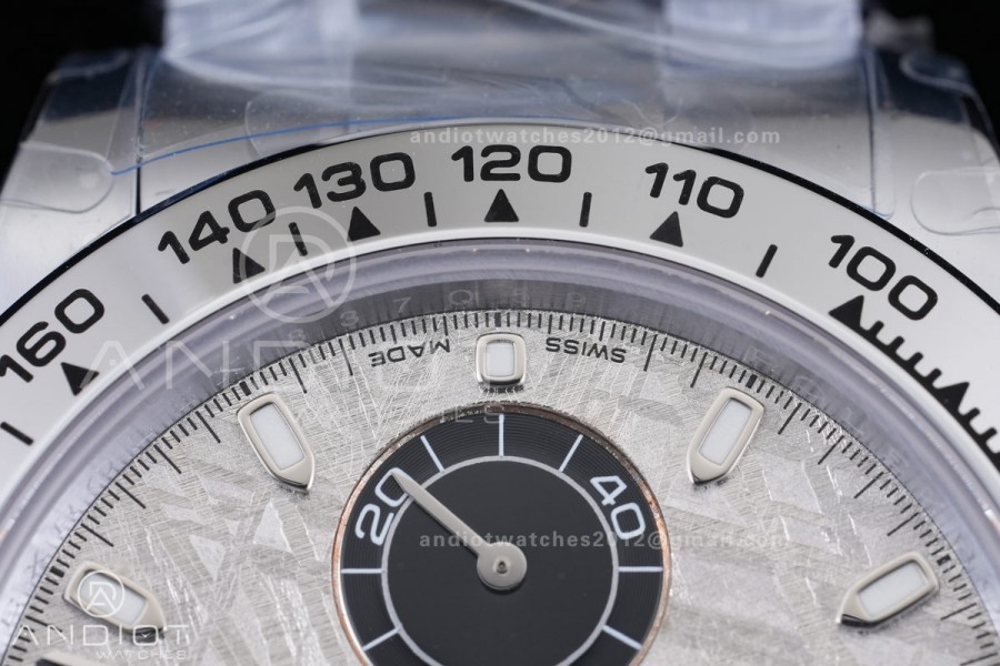 Daytona 116509 3CF 1:1 Best Edition Meteorite Dial on SS Bracelet DD4130 V2 (Mod Version)