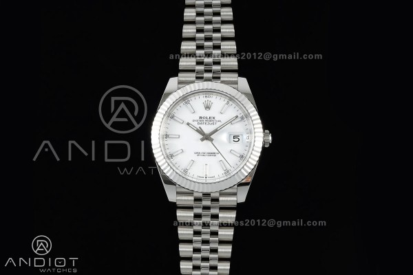 DateJust 41 126334 Clean Plus 1:1 Best Edition Whi...