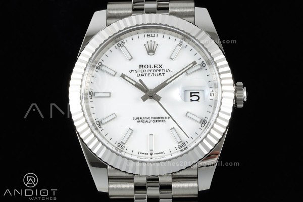 DateJust 41 126334 Clean Plus 1:1 Best Edition Whi...