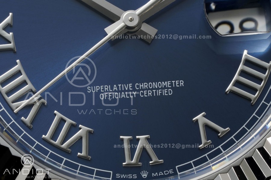 DateJust 41 126334 Clean Plus 1:1 Best Edition Blue Roman Dial on Jubilee Bracelet DD3235