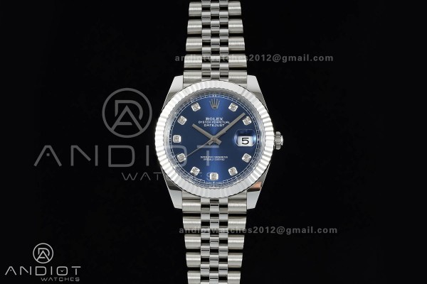 DateJust 41 126334 Clean Plus 1:1 Best Edition Blu...