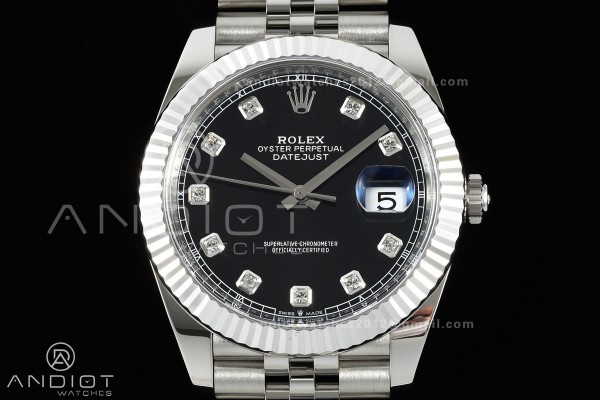 DateJust 41 126334 Clean Plus 1:1 Best Edition Bla...