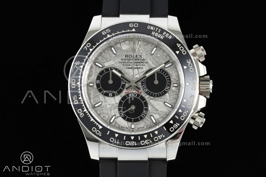 Daytona 126519 Clean Plus 1:1 Best Edition Meteorite dial on Oysterflex Strap DD4131