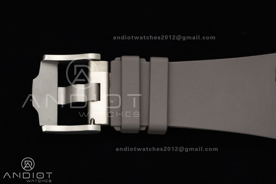 Royal Oak Offshore 43mm 26420io Titanium DDF 1:1 Best Edition Gray Dial on Gray Rubber Strap DD4401 Super Clone