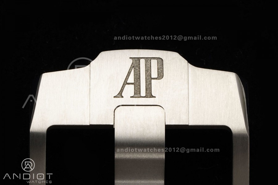 Royal Oak Offshore 43mm 26420io Titanium DDF 1:1 Best Edition Gray Dial on Gray Rubber Strap DD4401 Super Clone