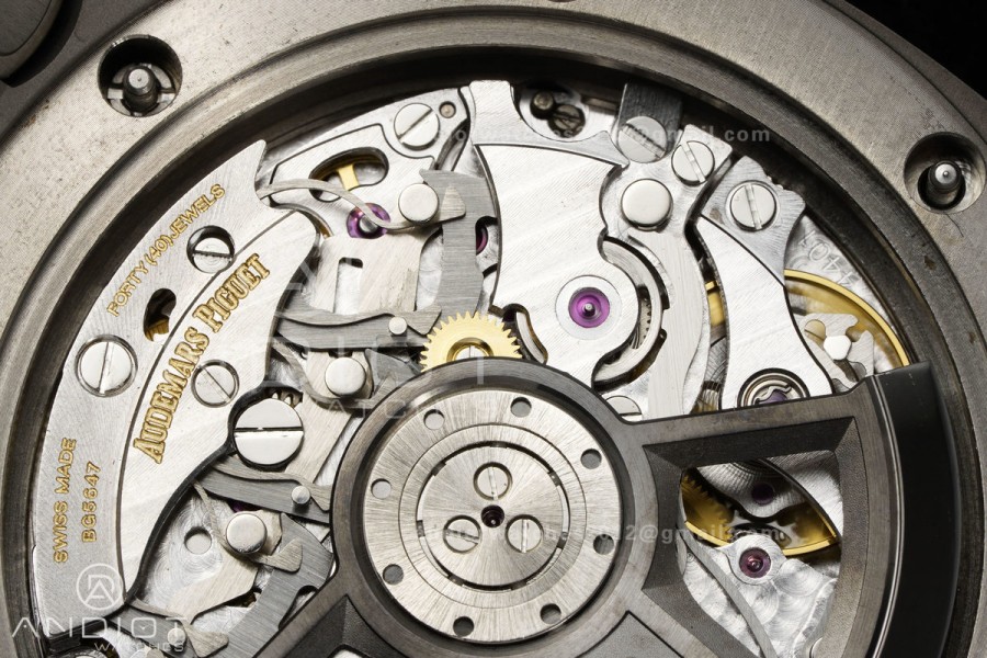 Royal Oak Offshore 43mm 26420ti Titanium DDF 1:1 Best Edition Blue Dial on Blue Rubber Strap DD4401 Super Clone