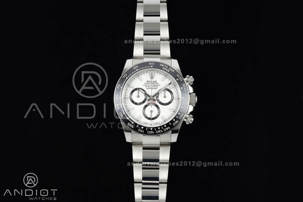 Daytona 126500 QF 1:1 Best Edition 904L Steel Whit...