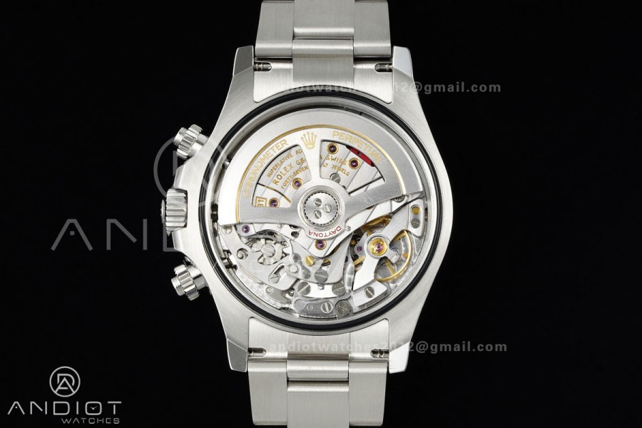 Daytona 126500 QF 1:1 Best Edition 904L Steel White Dial on SS Bracelet JH4131 (Free Sprung)