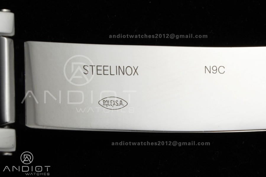 Daytona 126500 QF 1:1 Best Edition 904L Steel White Dial on SS Bracelet JH4131 (Free Sprung)